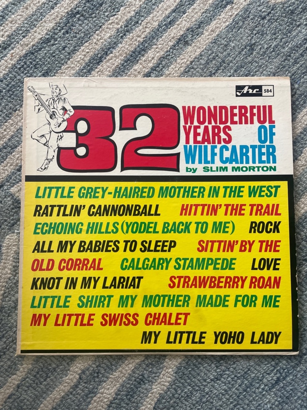 3/$25 32 Wonderful Years of Wilf Carter by Slim Morton (Vinyl Album)